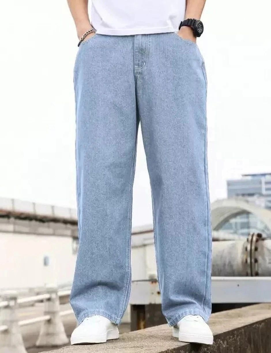 Vasura Jeans Boot-Leg Mid Rise Light Blue Men Denim Jeans