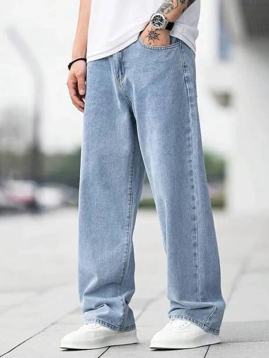 Vasura Jeans Boot-Leg Mid Rise Light Blue Men Denim Jeans