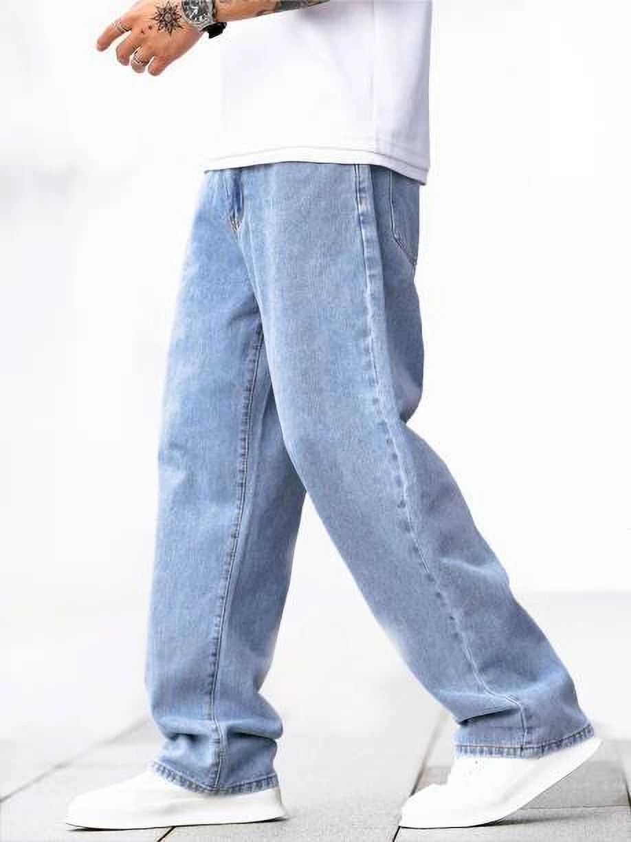 Vasura Jeans Boot-Leg Mid Rise Light Blue Men Denim Jeans - Image 2