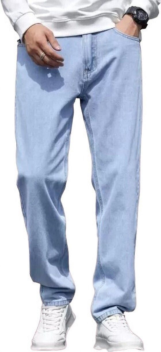 Vasura Jeans Boot-Leg Mid Rise Light Blue Men Denim Jeans