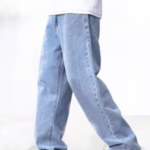 Vasura Jeans Loose Fit Mid Rise Light Blue Men Denim Jeans